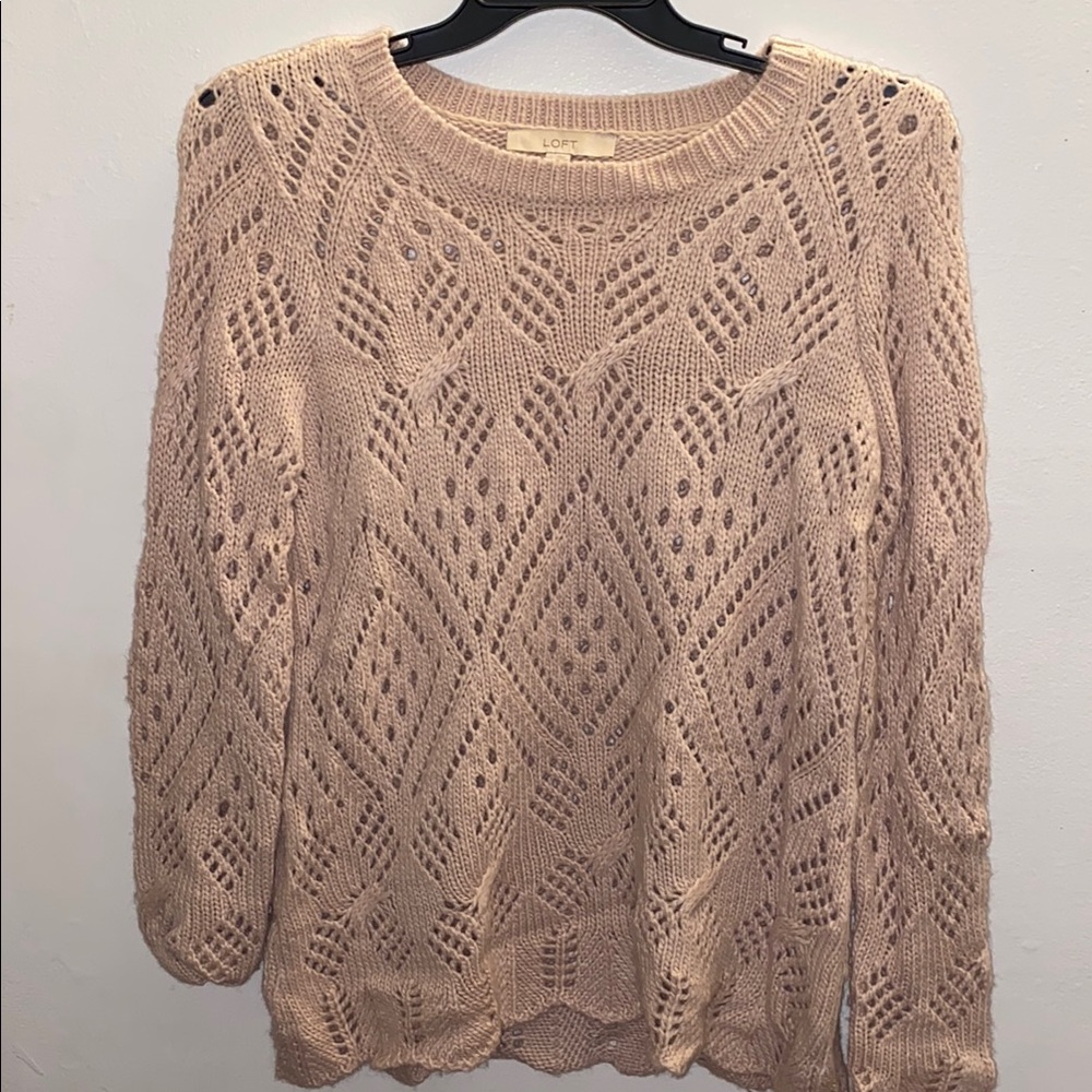 LOFT Women's Beige Sweater